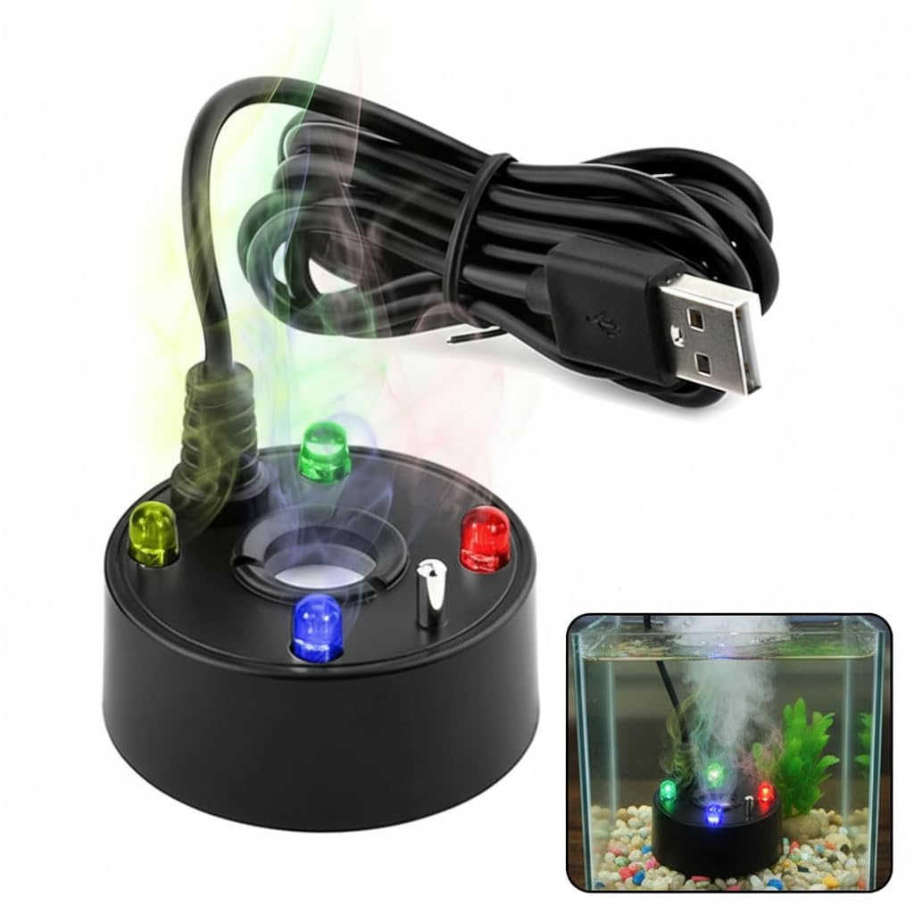 Terrarium Fogger Ultrasonic - ปั๊มลมตู้ปลา USB 5V รุ่นใหม่ ปี 2026