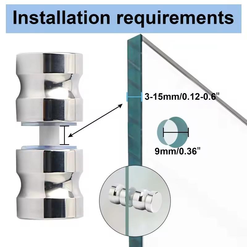 มือจับประตูกระจกห้องอาบน้ำแบบม - Glass Door Hinge บทวิจารณ์และราคา