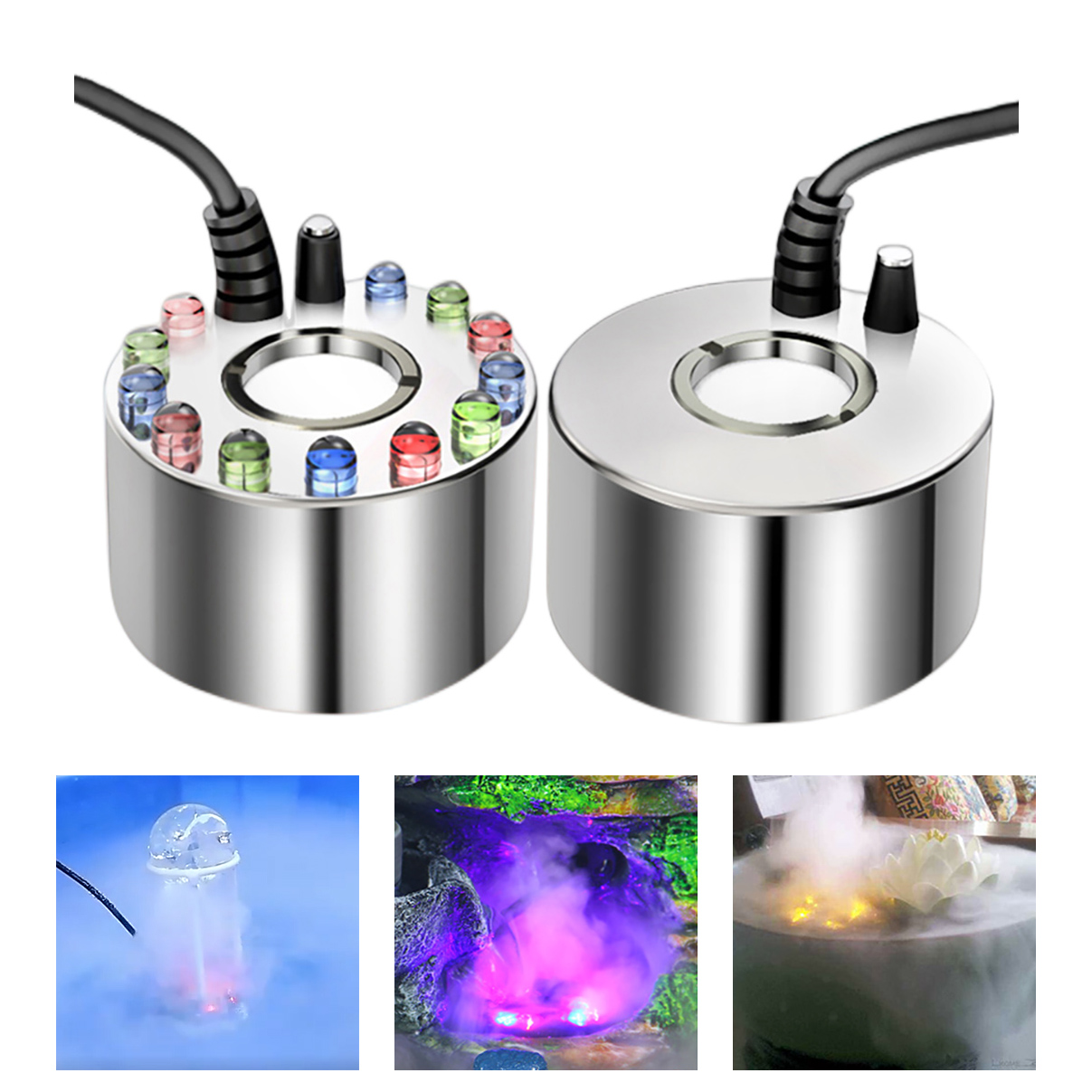 เครื่องทำเครื่องอัลตร้าโซนิคพ่ - Terrarium Fogger Ultrasonic บทวิจารณ์และราคา