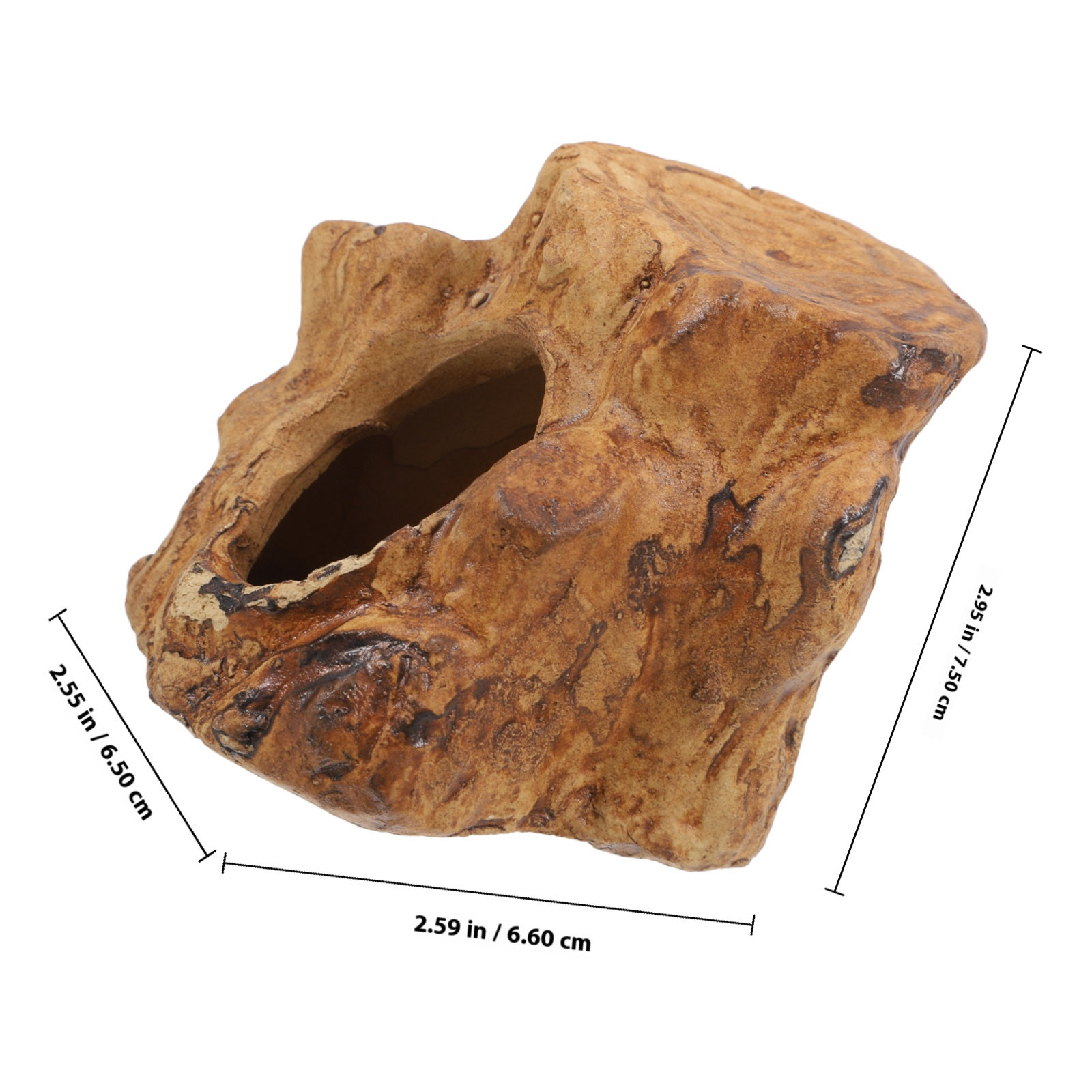 ถ้ำเซรามิกสำหรับตู้ปลา ตกแต่งต - Hide Cave Ceramic บทวิจารณ์และราคา