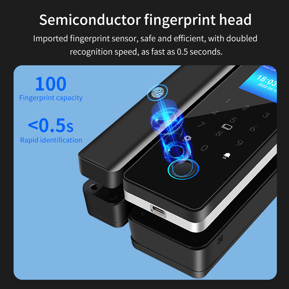 กันน้ํา Tuya APP ควบคุมเลื่อนป - Glass Door Hinge บทวิจารณ์และราคา